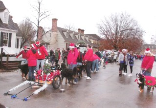 2013 Christmas Parade in Williamsburg, Virginia