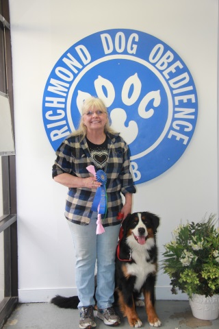 2016 Richmond Dog Obedience Dog Club Beginner Novice Award for Destiny
